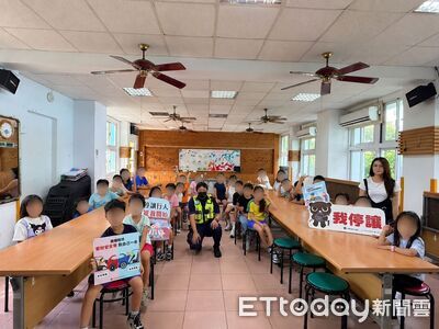 交通安全月扎根校園 台東警走進三間國小宣導安全用路