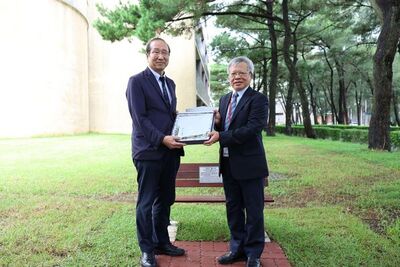 諾貝爾化學獎得主北川進中央大學演講 大師座椅見證學術傳承