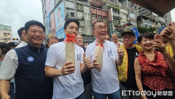 ▲▼李四川、蔣萬安在新北合體 。（圖／記者呂佳賢攝）