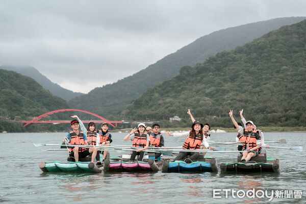 ▲▼近期花東地區受連續兩周大雨影響,秀姑巒溪水流湍急,河口划膠筏、出海口野餐等遊程有較高安全風險。(圖/東管處提供,下同)