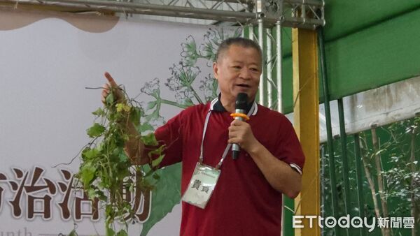 ▲全國小花蔓澤蘭防治日盛大登場，深化全民外來種防治意識、團體齊心闖關拔蔓體驗。（圖／記者高堂堯攝）