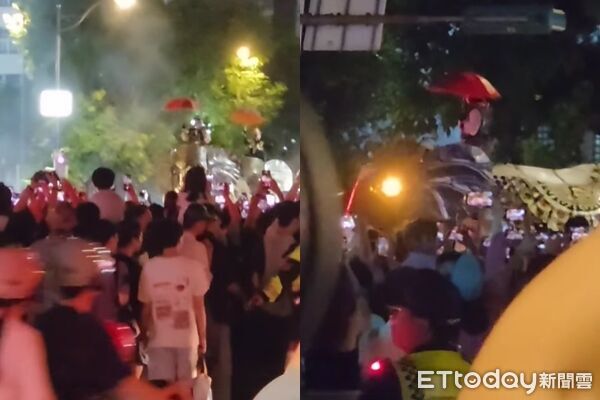 ▲▼《大象來了……》表演活動吸引許多民眾到場圍觀。（圖／民眾提供）