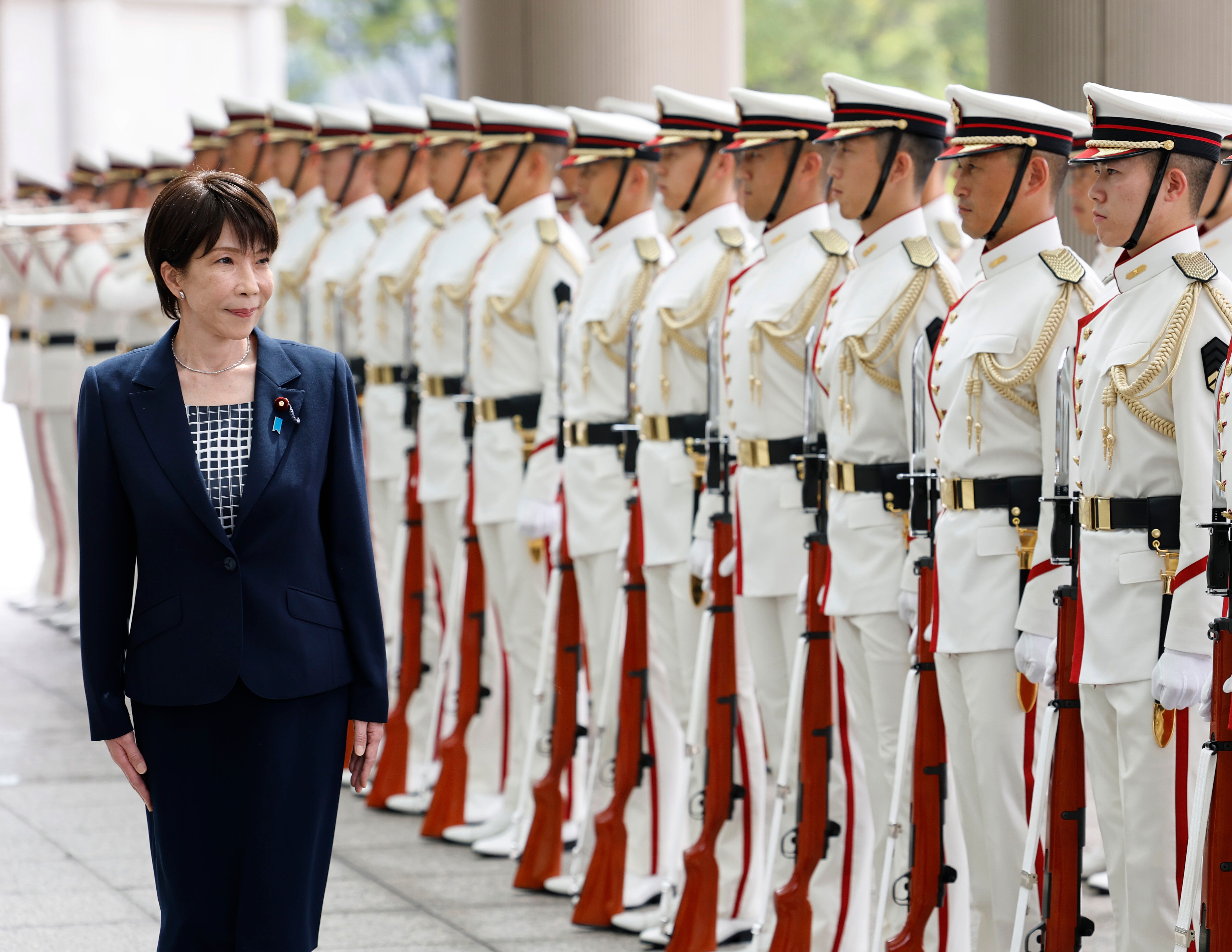 ▲▼針對俄羅斯羞辱象徵日本的菊花紋章,日本首相高市早苗嚴正表達抗議。(圖/達志影像/美聯社)