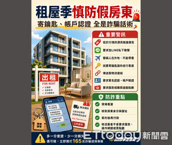 北市大安區套房含車位月租僅1萬?女遇租屋詐騙痛失5.5萬