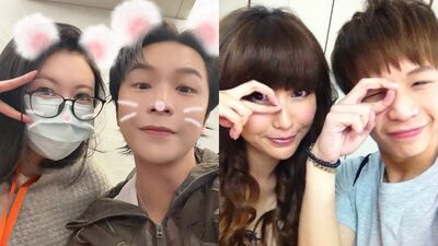 愷樂懷雙胞胎近況曝光！　「同框男星比YA」表情全被拍