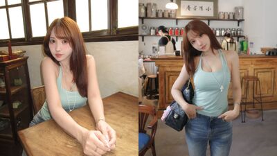 三上悠亞被拍「零偽裝現身台北茶館」！　穿背心深U全看光