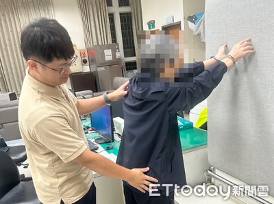 新竹通緝犯逛賣場遭逮！撞下班採買普渡供品2警　當場落網畫面曝