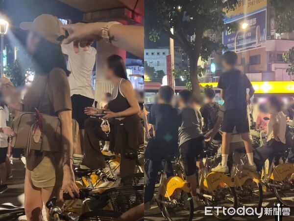《大象來了》塞爆！一票「爬到YouBike上」搶看 網搖頭：良心在哪