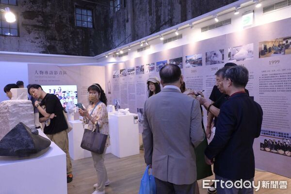 ▲▼《穿越三十》花蓮國際石雕藝術 30 年回顧展在光點華山電影館舉行開幕記者會。（圖／花蓮縣政府提供，下同）