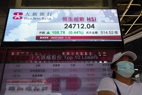 ▲▼2020年香港交易所。（圖／達志影像／美聯社）