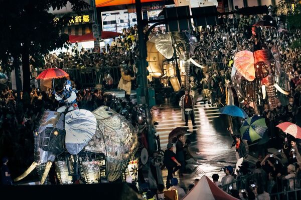 「大象來了」全球第100場選在台灣。（翻攝北藝中心臉書）