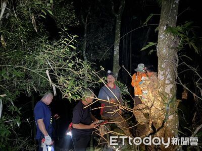 台南男受困獅嶺「搜救遇坍方」清晨終脫困 熱顯像無人機建功