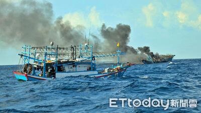 彭佳嶼外海驚傳火燒船!基隆籍「滿財發6」沉沒 5船員全獲救