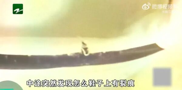 ▲▼Gucci鞋「穿5次就破」。（圖／翻攝紅星新聞）
