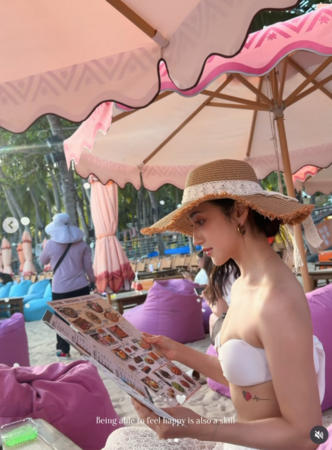 度假寫真秀身材!夏宇禾三亞白比基尼照掀討論 圖片 4