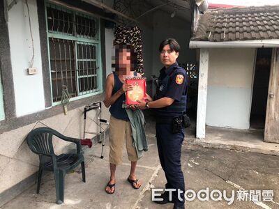 初鹿警連結社區資源　攜手萬善堂關懷弱勢家庭