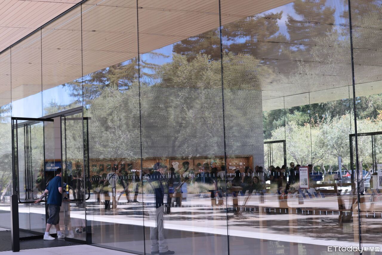 ▲▼   Apple Park,Apple event,Apple Park Visitor Center,蘋果,訪客中心          。（圖／記者蘇晟彥攝）