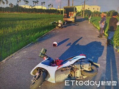 無人機碰撞機車！女騎士頭暈、雙腿受傷　嘉義男坦承：沒操作證
