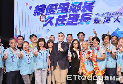 基隆表揚146位績優、久任里鄰長 謝國樑感謝基層守護社區