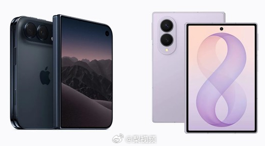 ▲▼三星酸蘋果iPhoneDuo。（圖／翻攝自X、微博）