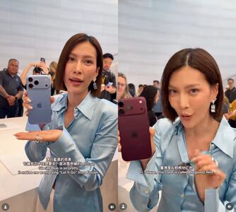 莫莉受邀蘋果發表會挨轟「花瓶只會自拍」！　霸氣長文反擊：懂得會懂