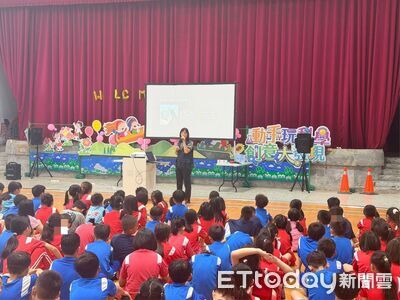 台東少年警察走入卑南國小　活潑宣導反毒防詐