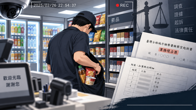 上班吃到飽！北市超商店員「奶茶泡麵沙拉」一路狂拿被抓包