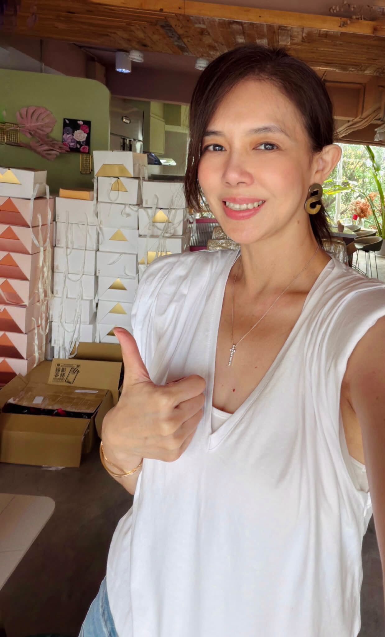 終於可以露臉了!林美貞絕美報平安 圖片 1