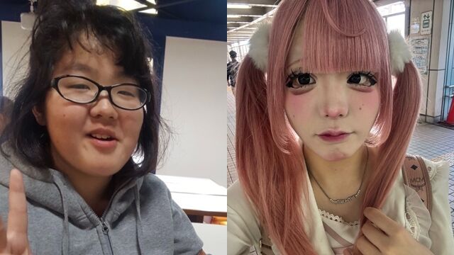 ▲▼日本網紅萌乃YUNO公開求學時期的青澀照,表示就讀高中後開始研究化妝。(圖/翻攝自X/yunochi_01_n)