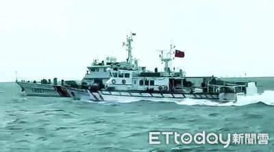 中國海警船一週3闖金門限制水域 海巡廣播喊話強勢驅離
