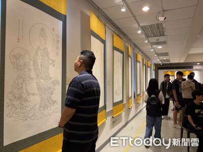 金大「觀自在・心自在」展登場 62幅細字佛圖讓經文化作莊嚴佛像