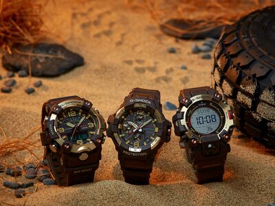 G-SHOCK陸空強悍錶換「金色地平線」新裝　黑棕金高質感炸裂