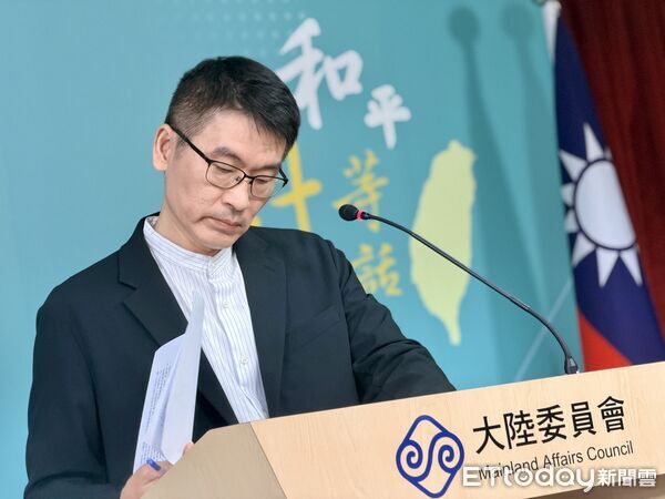 ▲▼陸委會副主委、發言人梁文傑。（圖／記者蔡紹堅攝）