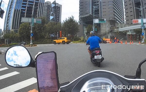 ▲▼陳男轉彎沒打燈又沒待轉遭警尾隨攔查，警方對陳男實施唾液快篩竟有2種毒品陽性反應             。（圖／記者陳以昇翻攝）