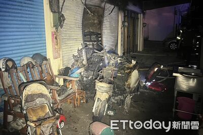 恐怖男放火燒老家「鹽酸藏草叢」想潑弟　1警員慘被灼傷