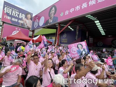 台中何欣純市長競總成立　馬戲團「潘朵拉的盒子」熱鬧開場