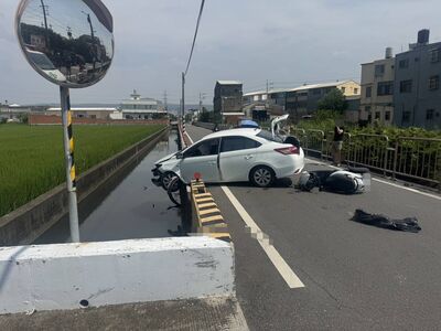 台中梧棲嚴重車禍！女大生騎車遭撞　噴飛重摔「氣血胸」命危