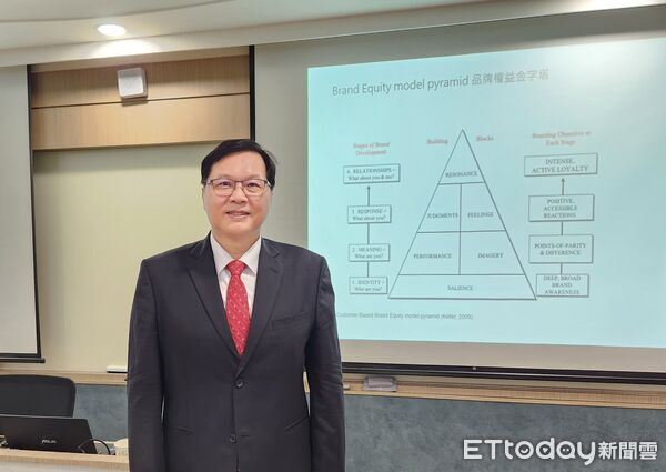 ▲藝群醫學美容集團董事長王正坤受邀在成功大學管理學院EMBA開課，分享30多年連鎖企業經營實戰經驗。（記者林東良翻攝，下同）