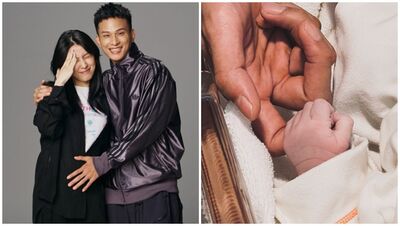 快訊/茄子蛋主唱正妹老婆生了!「牽女兒小手照」超萌:爸爸愛妳