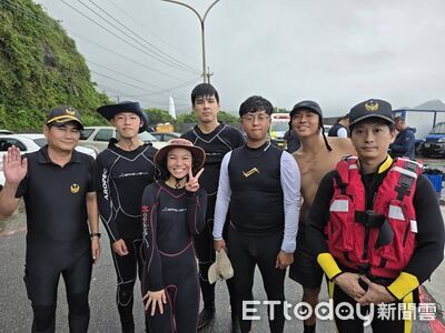 休假遇潛水員命危 桃園消防隊員與警大生幫忙搶救