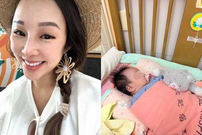 張齡予曝2月大愛女「拒喝奶險脫水」 奔急診打點滴:驚心動魄的1周