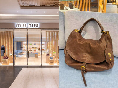 Miu Miu全台最大微風南山店必逛重點!Momo同款水晶鞋、秋冬新包搶先看