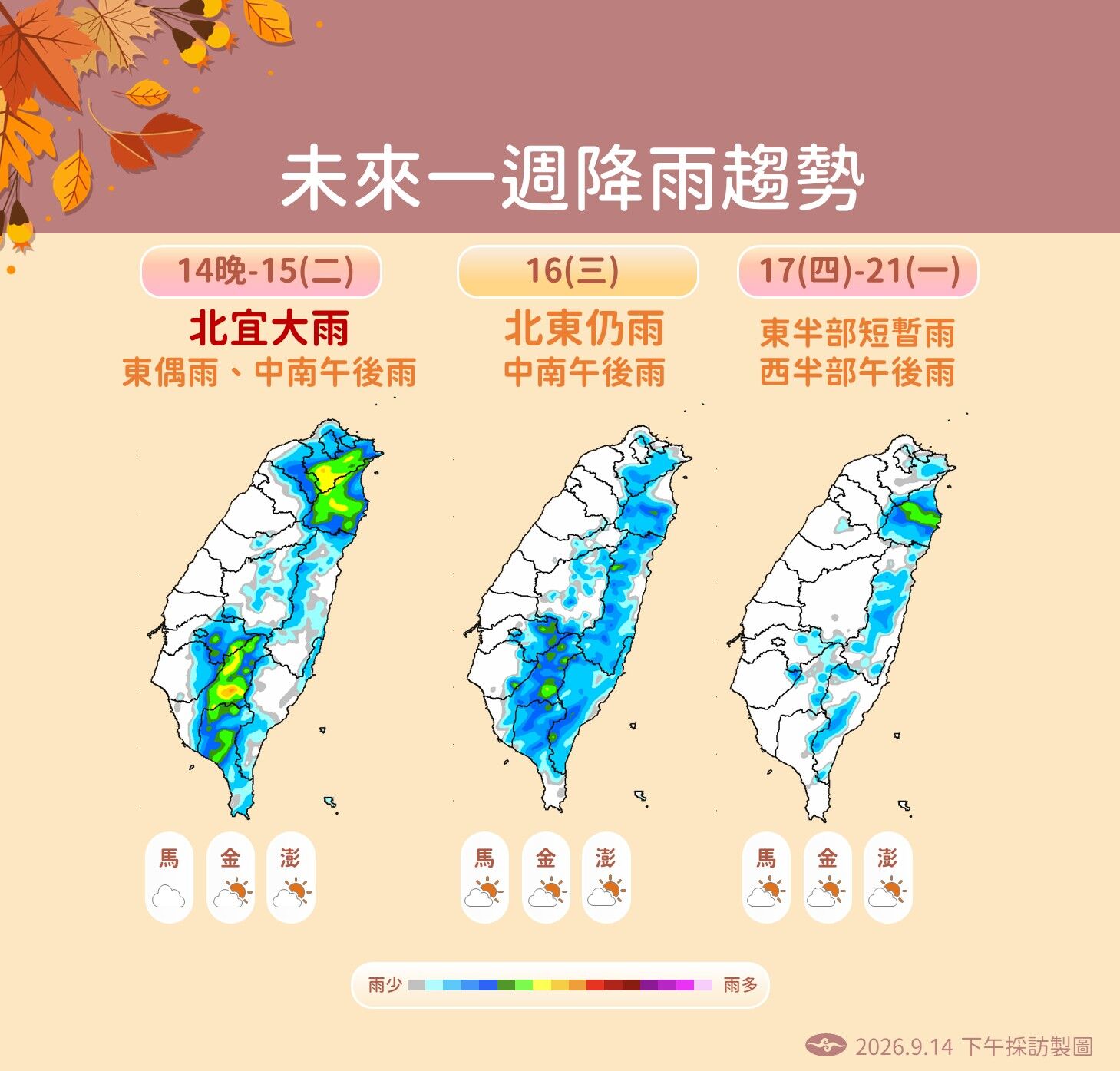 ▲▼天氣。（圖／氣象署提供）
