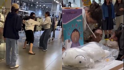 喊「全世界討厭中國人」 大媽聽了暴怒!推擠毆打阻嬰兒車離開