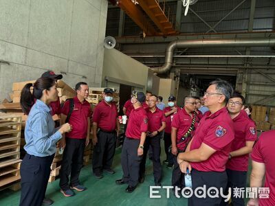 嚴防高溫製程釀災!台南消防踏勘新化金屬廠 預先部署搶救路線