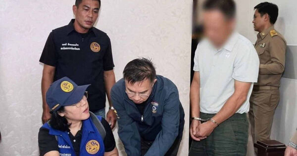 大陸通緝犯朱志山潛逃泰國36年，13日在芭達雅住處遭警方逮捕。（圖／Department of Provincial Administration）