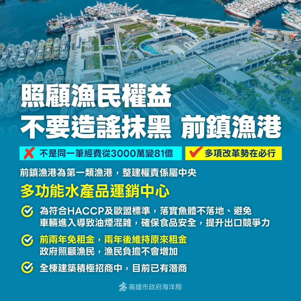 ▲高雄前鎮漁港話題不斷，高雄市府祭出新政策             。（圖／記者吳奕靖翻攝）