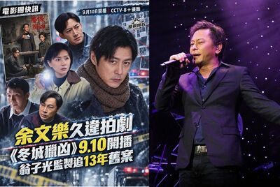 「余文樂在哪?」新劇海報撞臉王傑 全網臉盲