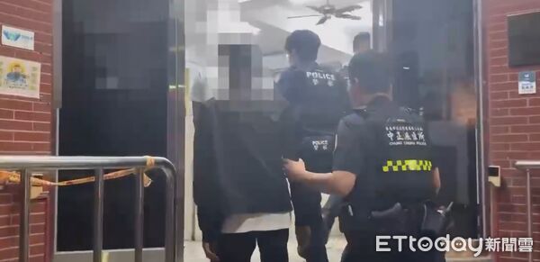 ▲周姓男子疑因與人結怨，酒後找來多名友人持棍棒砸毀對方公司玻璃門，警方循線將涉案人查緝到案。（記者林東良翻攝，下同）