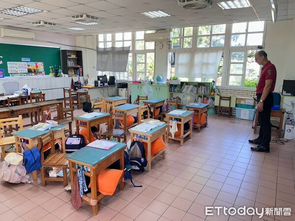 地震來了先「趴下、掩護、穩住」！ 林鳳營國小攜手消防防災演練
